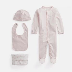Ralph Lauren gift set Pink Baby Onesie Set